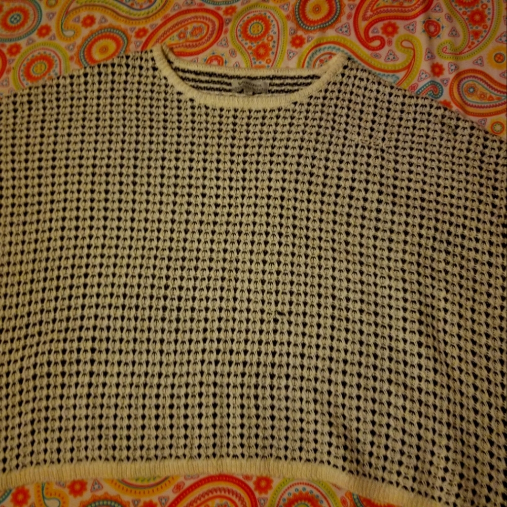 World market knit poncho top